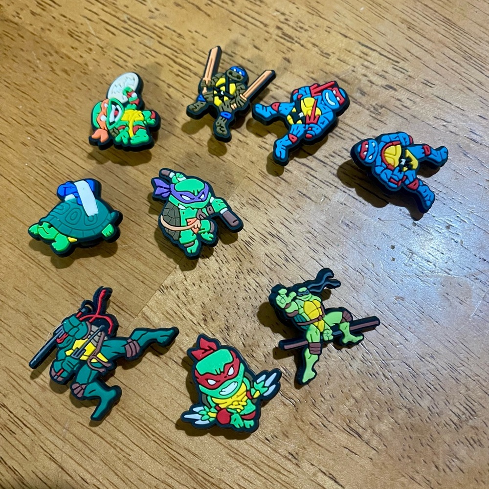 Source Unknown Ninja Turtle Shoe Charms - Multicolor